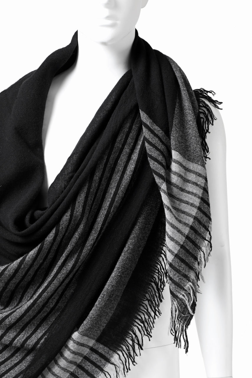 forme d'expression Mambo Graphic Plaid Stole (Mono) - Image 17