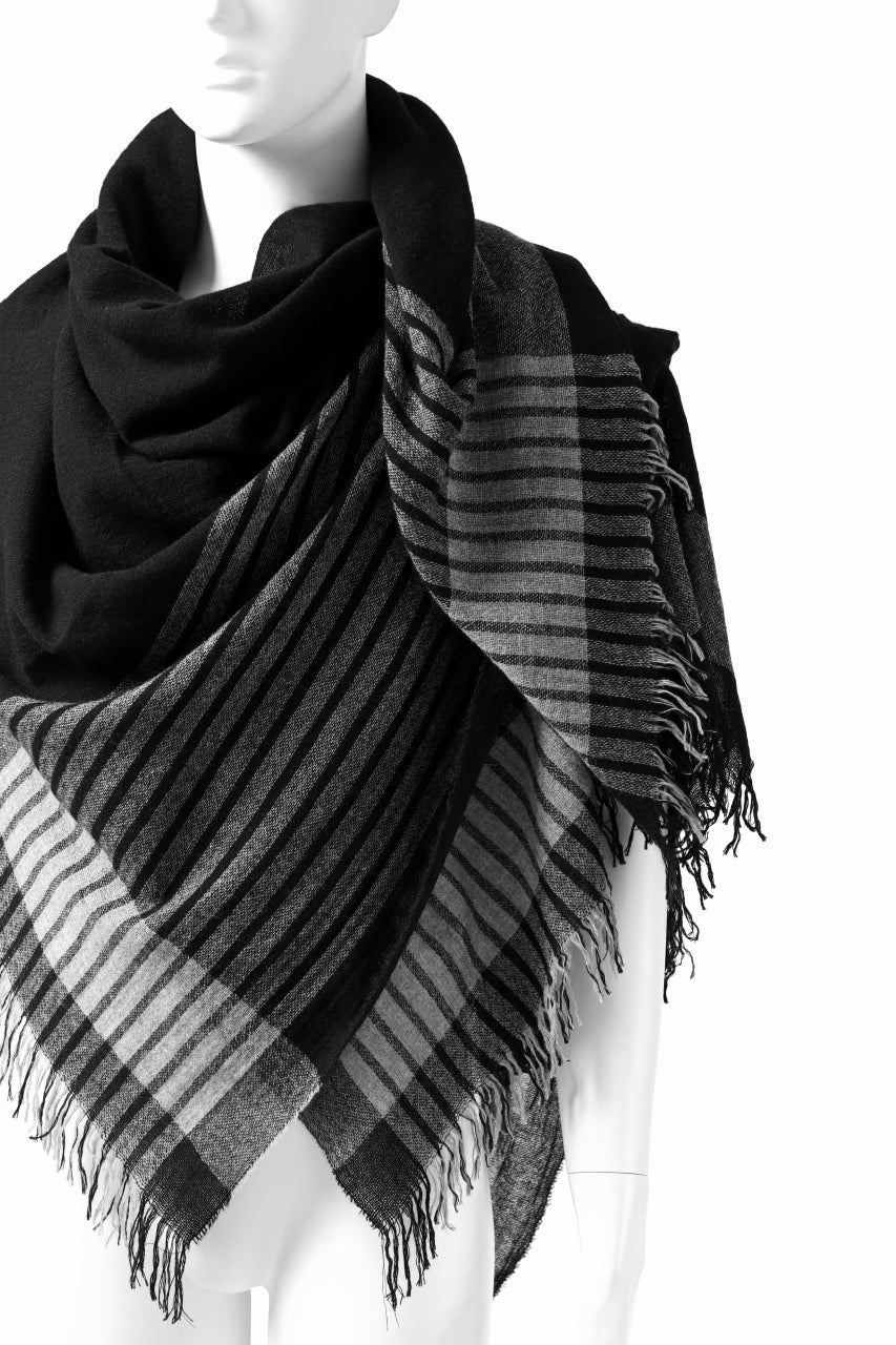 forme d'expression Mambo Graphic Plaid Stole (Mono) - Image 18