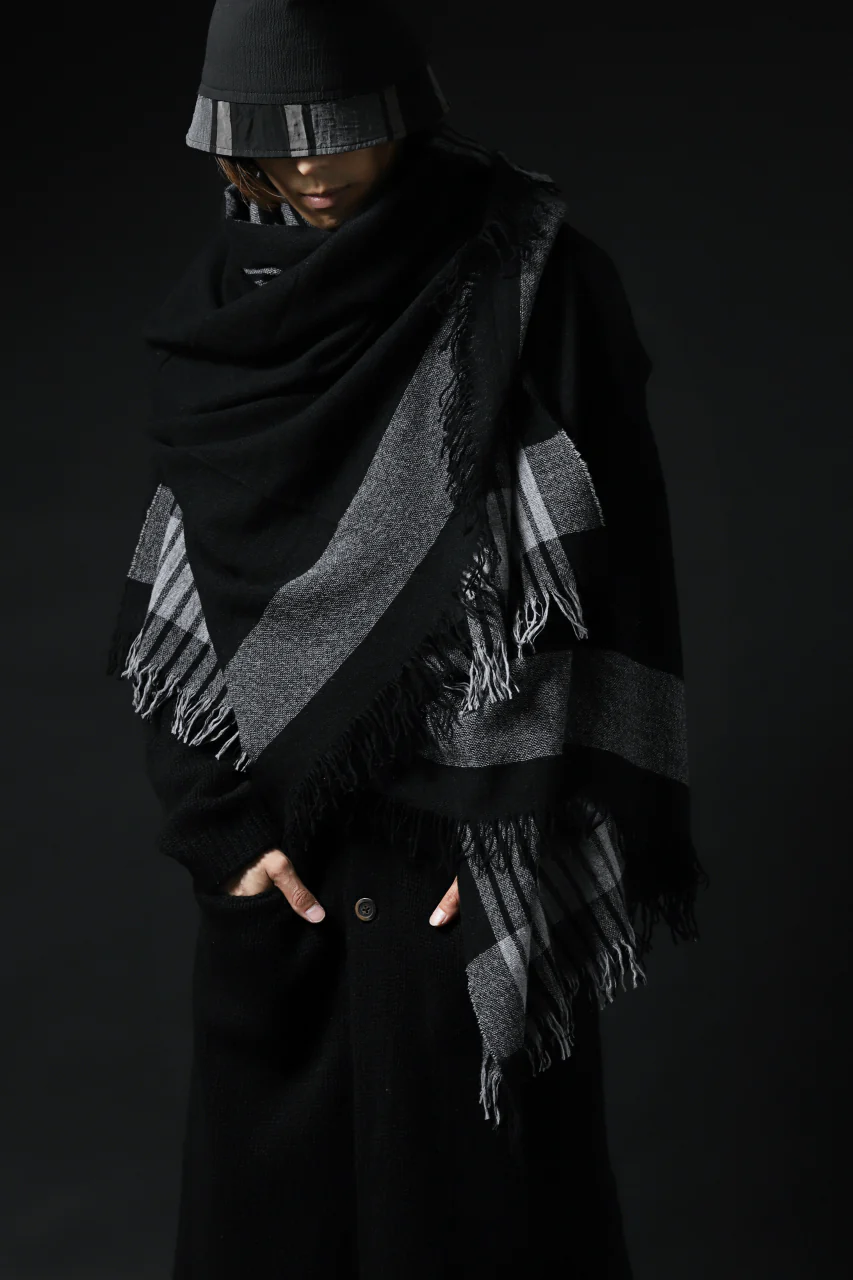 forme d'expression Mambo Graphic Plaid Stole (Mono) - Image 29