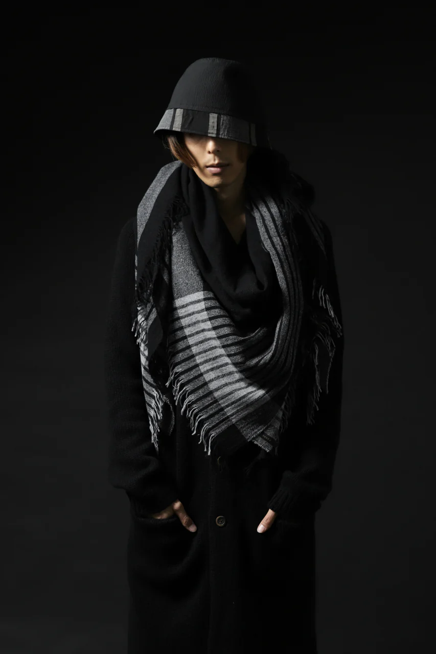 forme d'expression Mambo Graphic Plaid Stole (Mono) - Image 31
