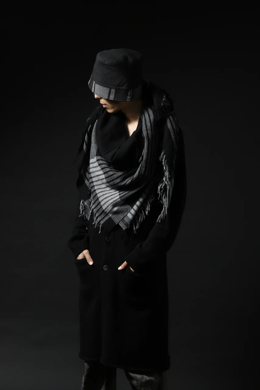 forme d'expression Mambo Graphic Plaid Stole (Mono) - Image 32