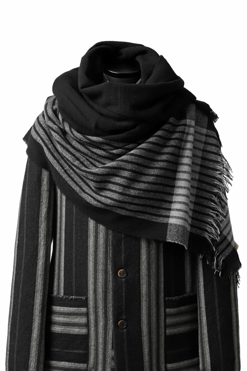 forme d'expression Mambo Graphic Plaid Stole (Mono) - Image 35