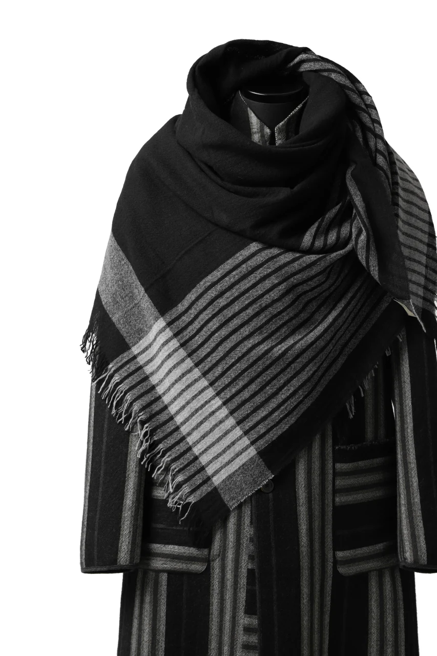 forme d'expression Mambo Graphic Plaid Stole (Mono) - Image 37