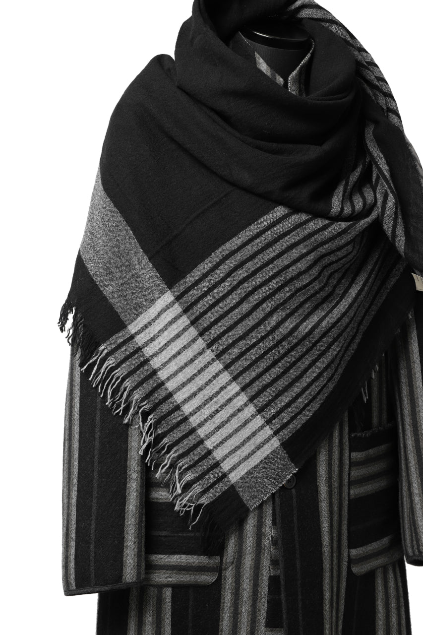 forme d'expression Mambo Graphic Plaid Stole (Mono) - Image 39