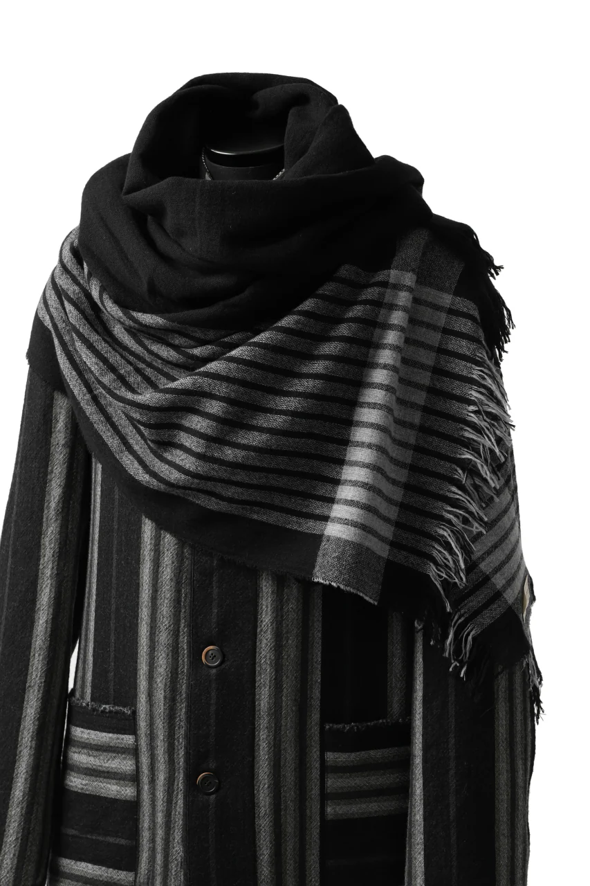 forme d'expression Mambo Graphic Plaid Stole (Mono) - Image 40