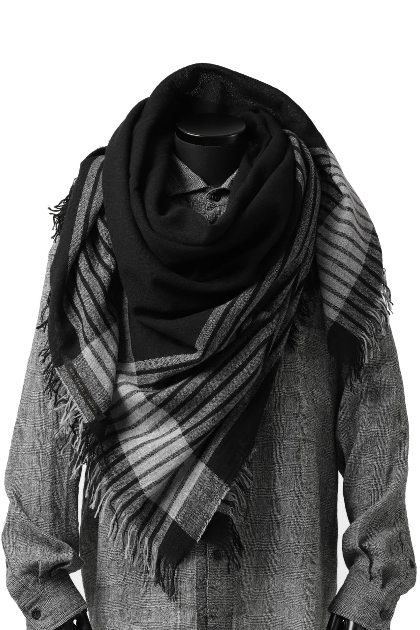 forme d'expression Mambo Graphic Plaid Stole (Mono) - Image 42