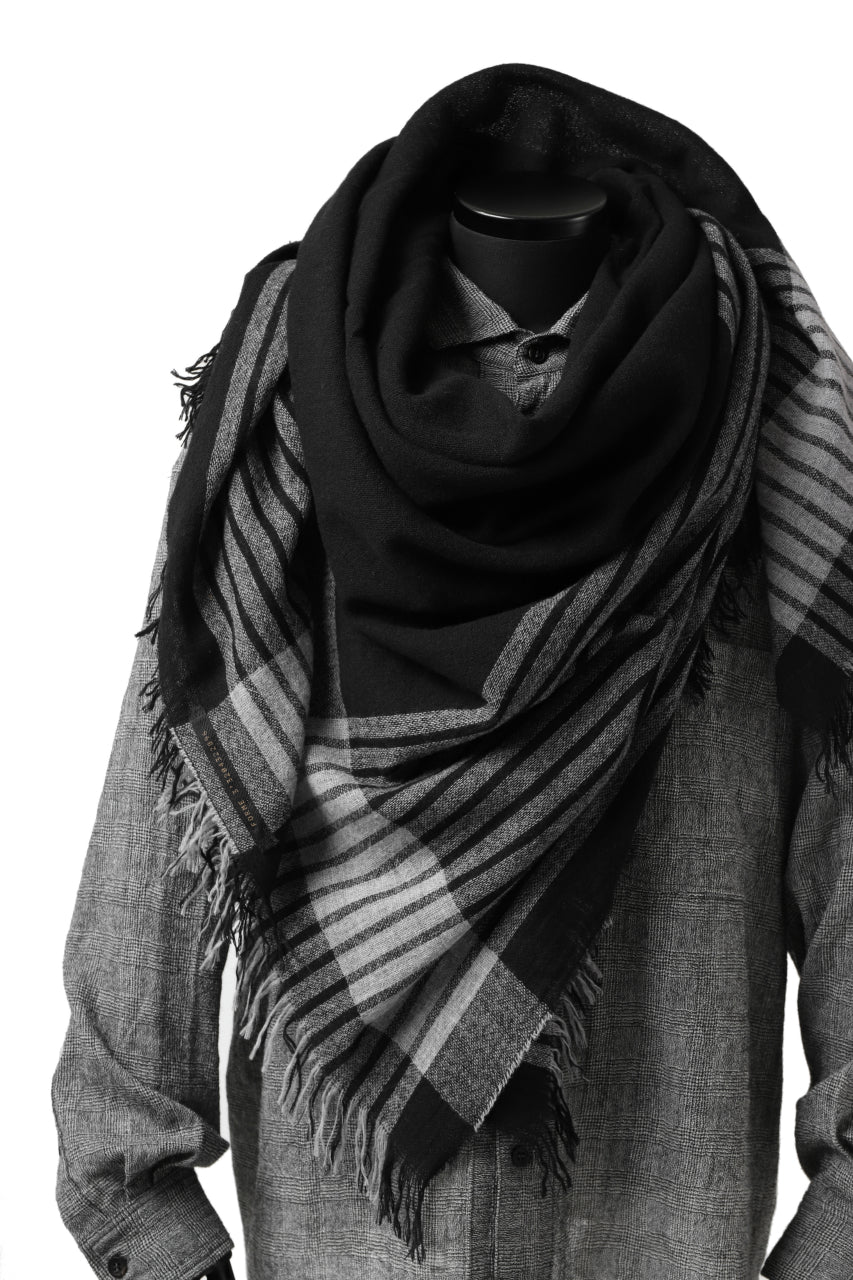 forme d'expression Mambo Graphic Plaid Stole (Mono) - Image 43