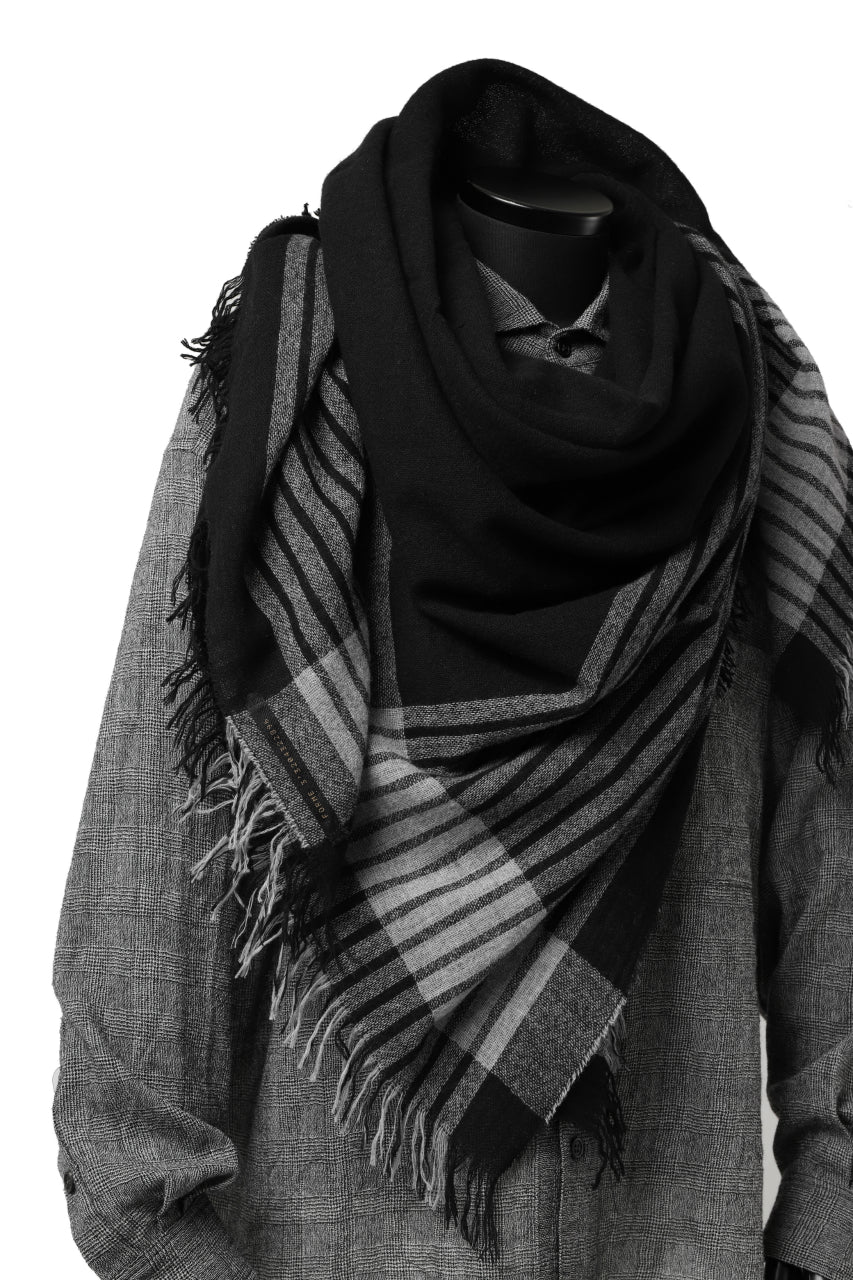 forme d'expression Mambo Graphic Plaid Stole (Mono) - Image 44