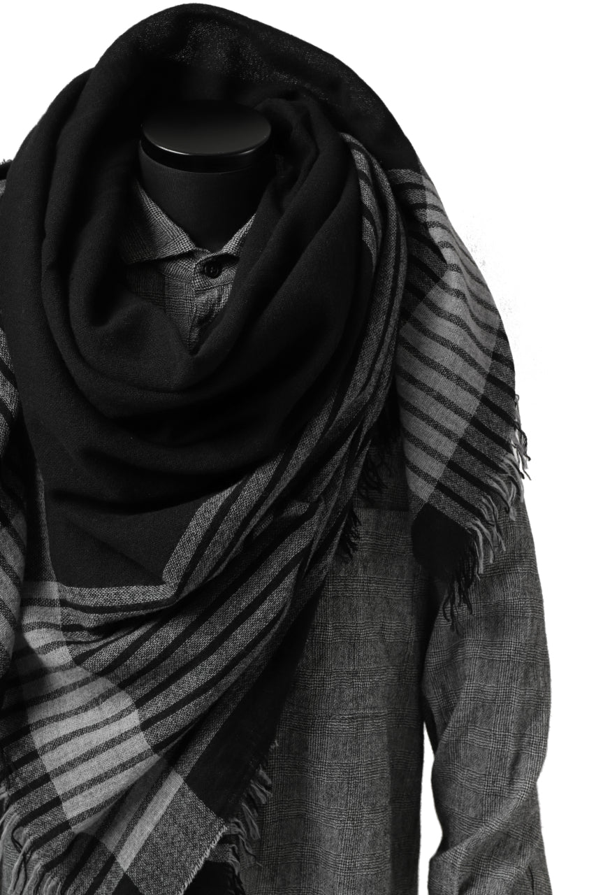 forme d'expression Mambo Graphic Plaid Stole (Mono) - Image 47