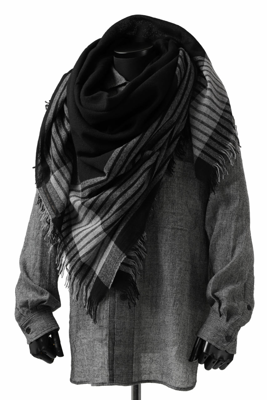 forme d'expression Mambo Graphic Plaid Stole (Mono) - Image 48