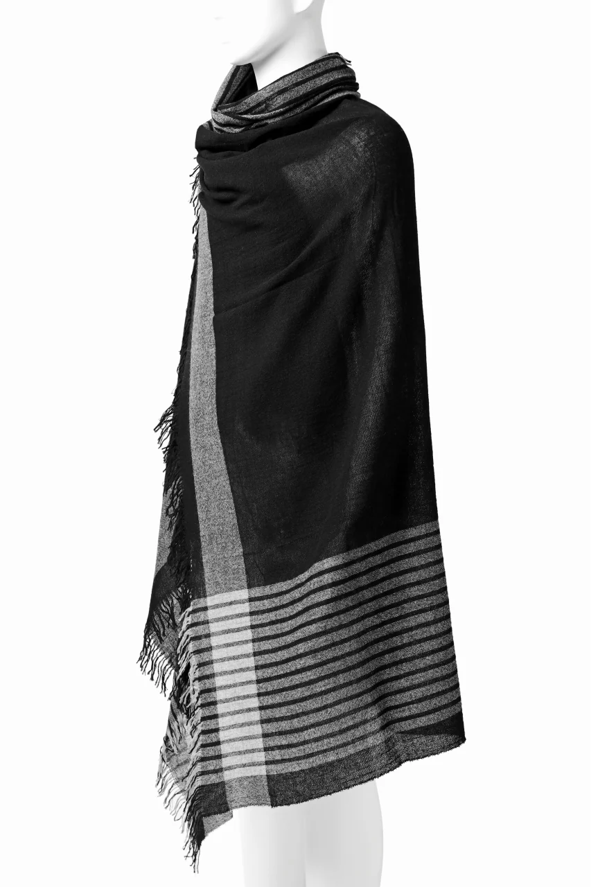 forme d'expression Mambo Graphic Plaid Stole (Mono) - Image 5