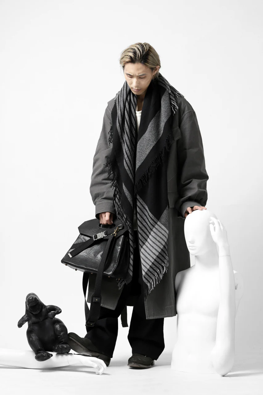 forme d'expression Mambo Graphic Plaid Stole (Mono) - Image 62