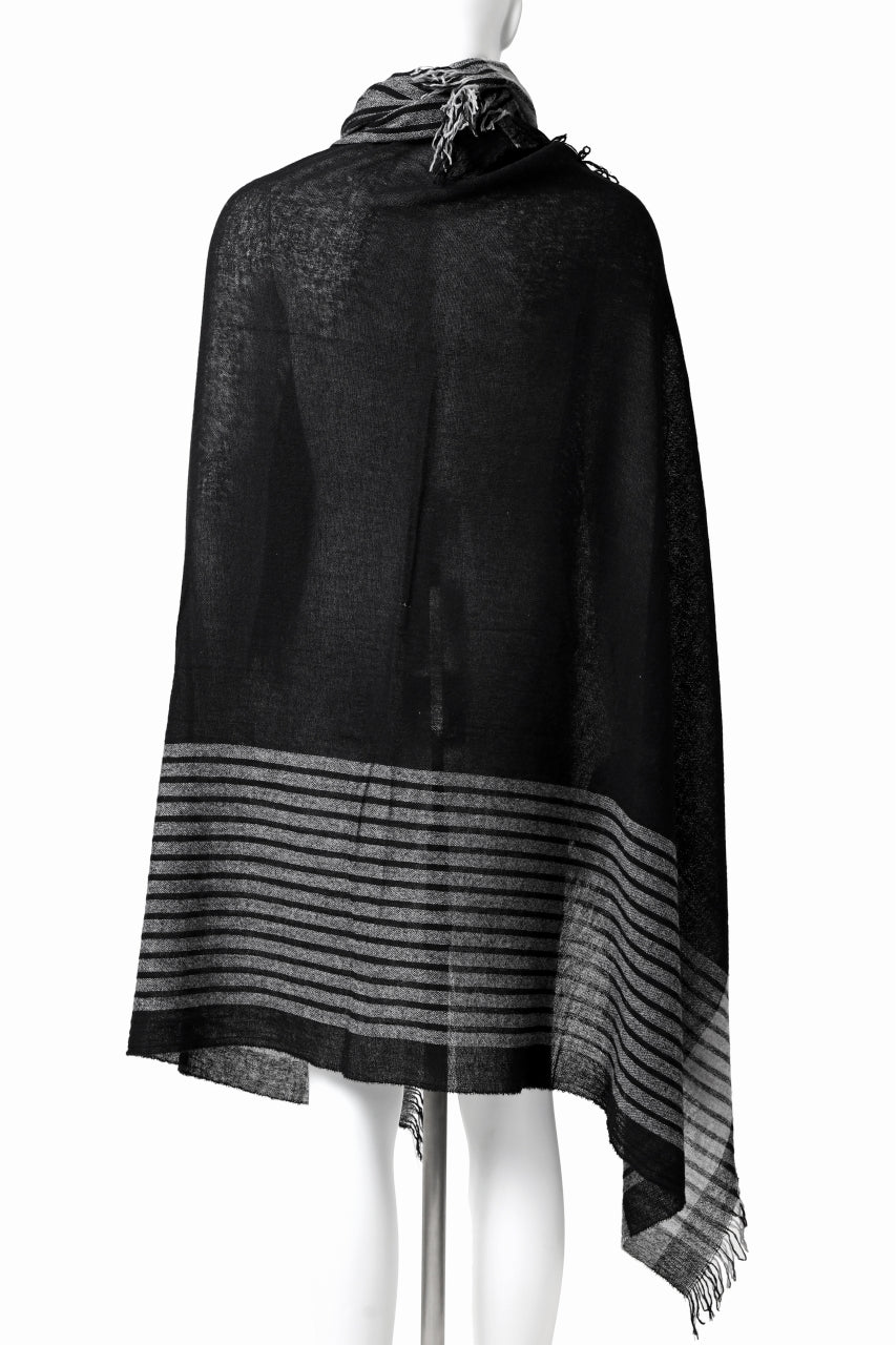 forme d'expression Mambo Graphic Plaid Stole (Mono) - Image 8