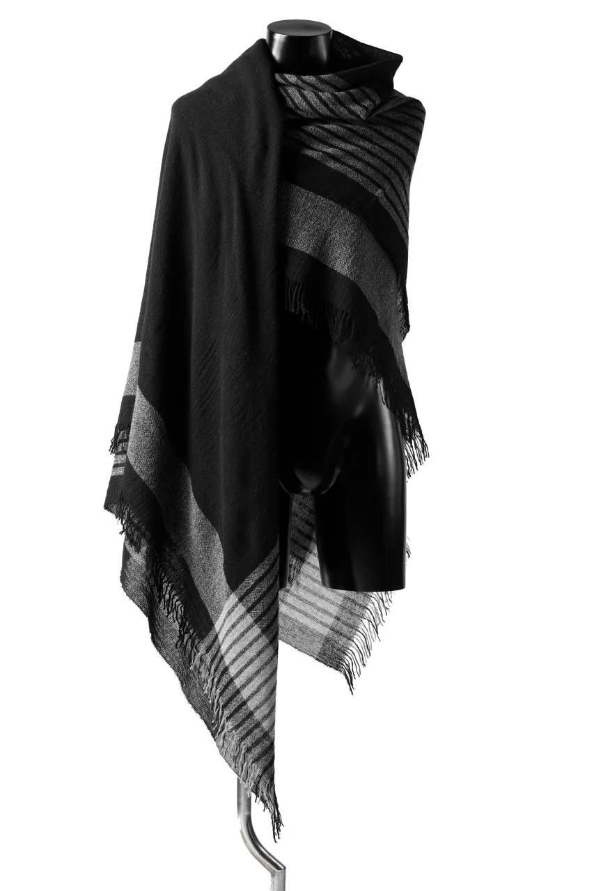 forme d'expression Mambo Graphic Plaid Stole (Mono)