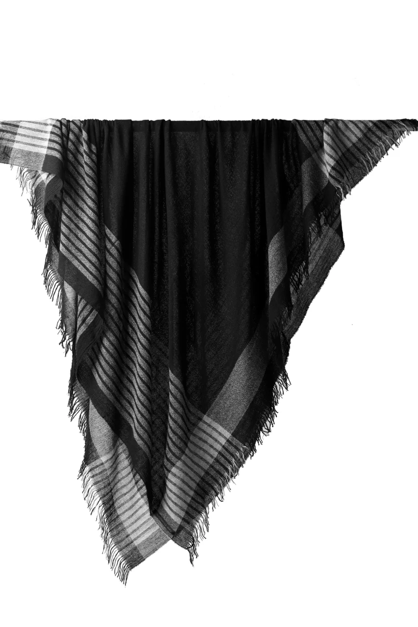 forme d'expression Mambo Graphic Plaid Stole (Mono) - Image 15