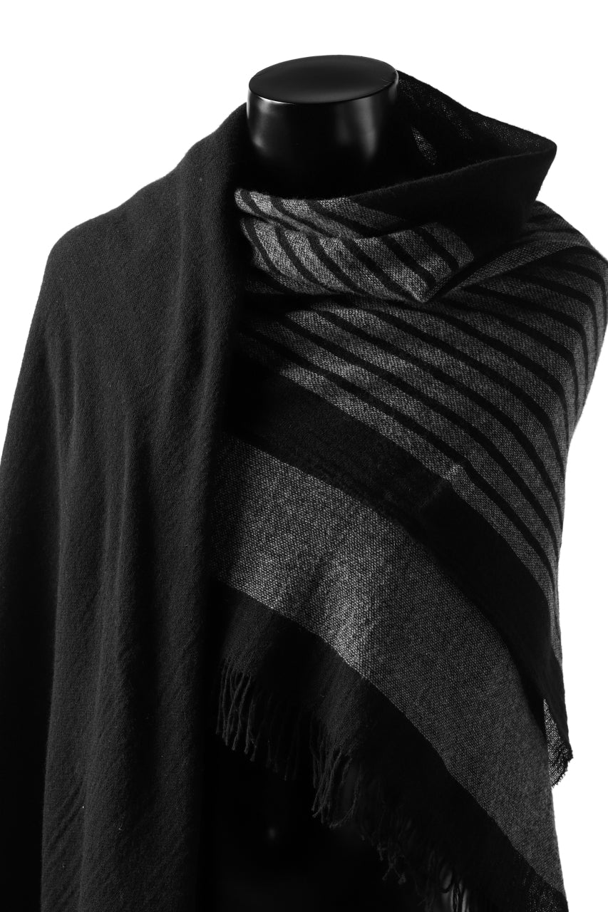 forme d'expression Mambo Graphic Plaid Stole (Mono) - Image 8