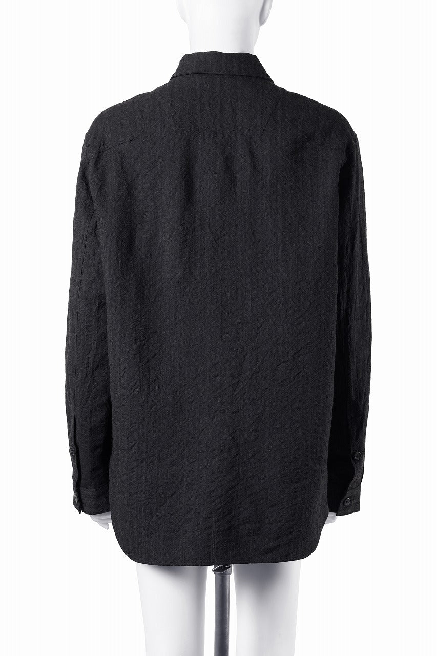 forme d'expression Minimal Outer Shirt / B95F (Off Black) - Image 2