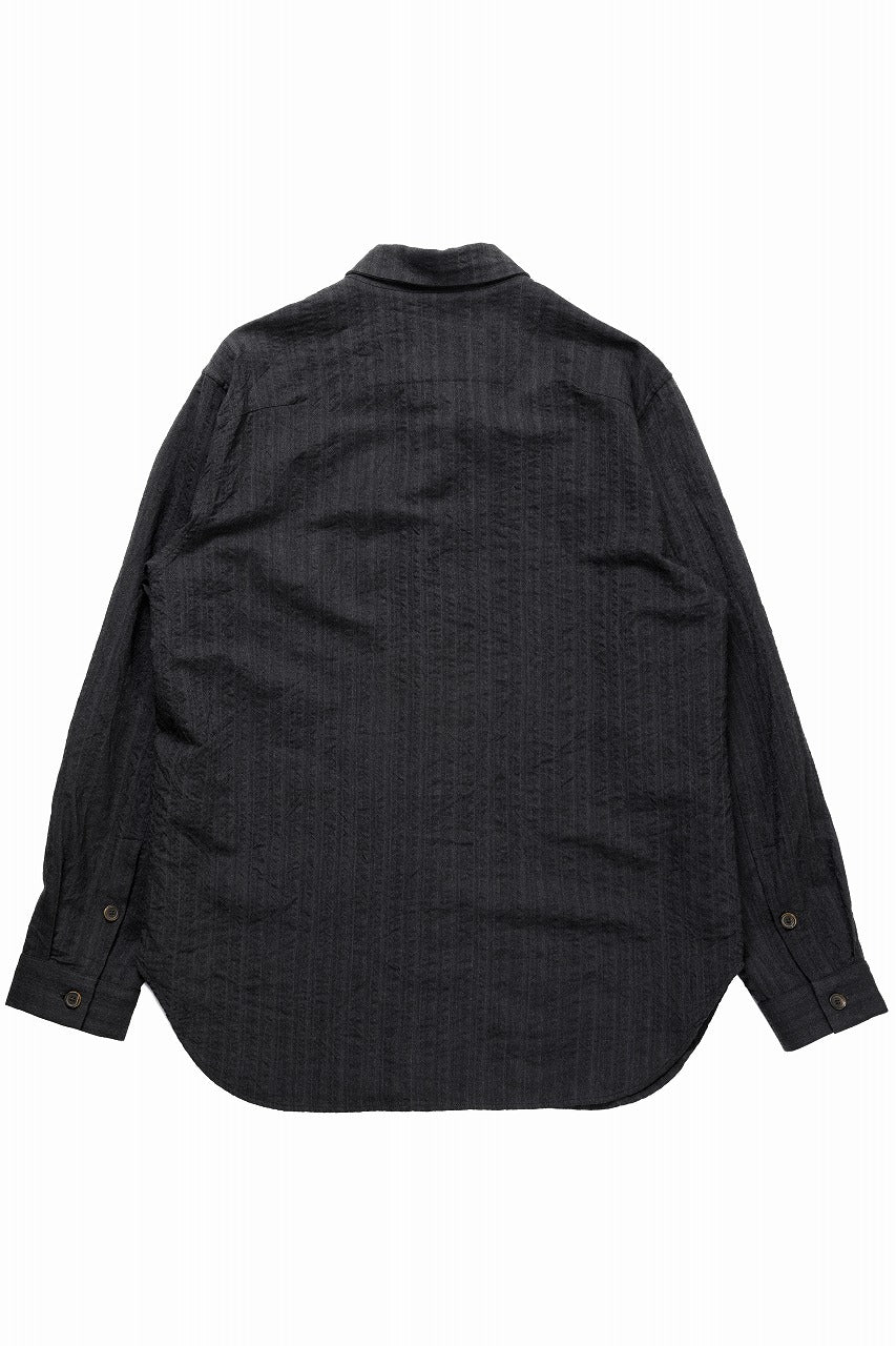 forme d'expression Minimal Outer Shirt / B95F (Off Black) - Image 4