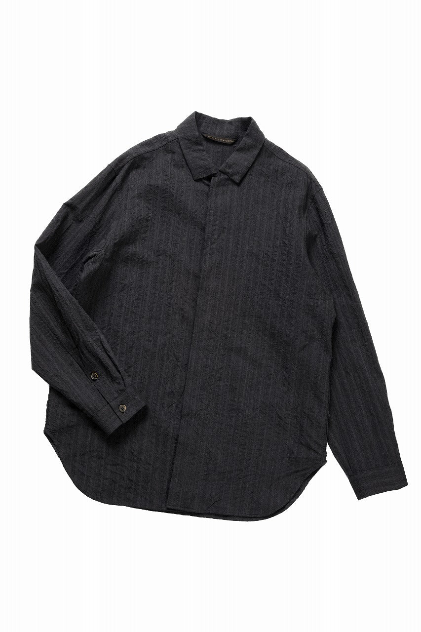 forme d'expression Minimal Outer Shirt / B95F (Off Black) - Image 5