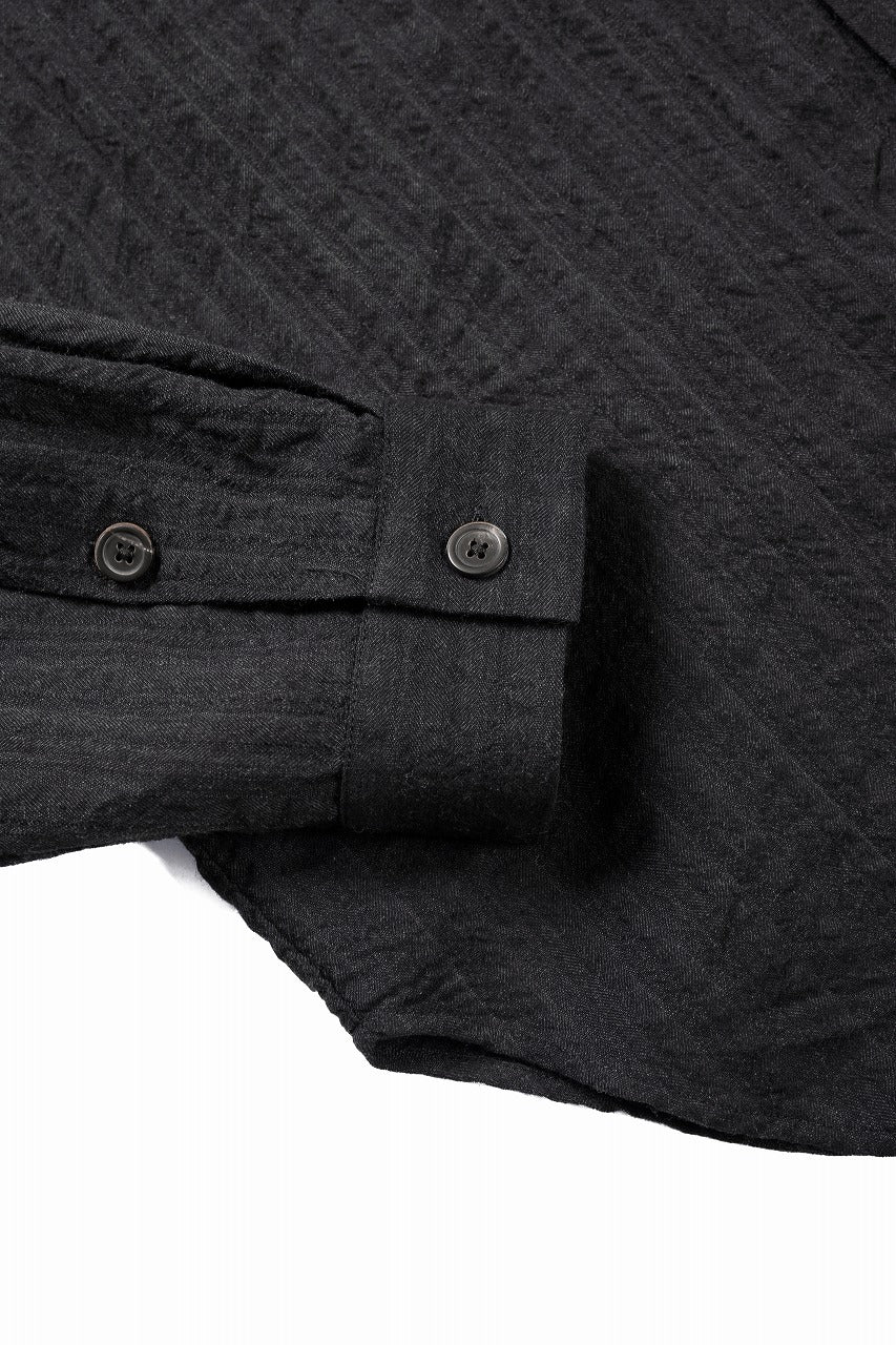 forme d'expression Minimal Outer Shirt / B95F (Off Black) - Image 8