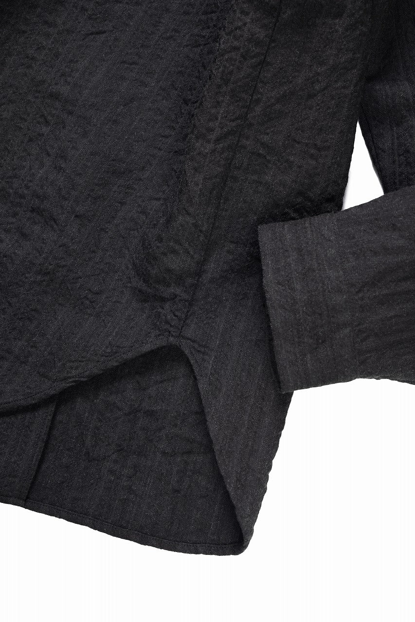 forme d'expression Minimal Outer Shirt / B95F (Off Black) - Image 9