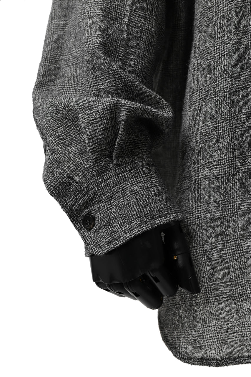 forme d'expression Oversized Shirt w/ Pocket (Glen Check) - Image 15