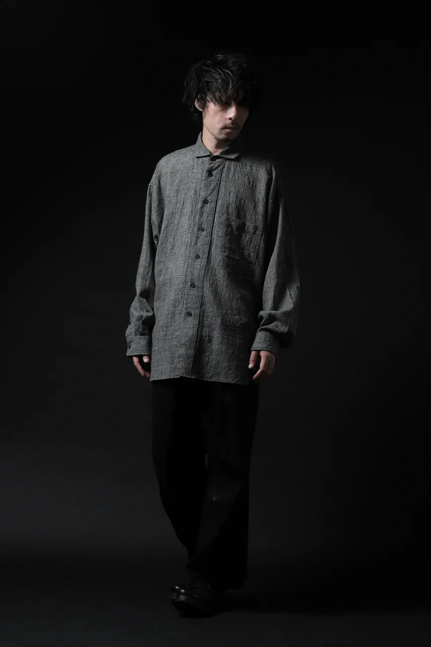 forme d'expression Oversized Shirt w/ Pocket (Glen Check) - Image 31