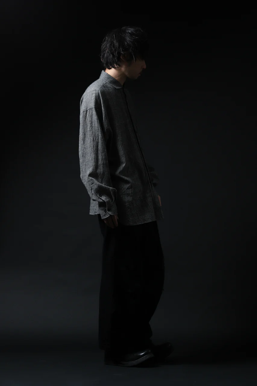 forme d'expression Oversized Shirt w/ Pocket (Glen Check) - Image 39