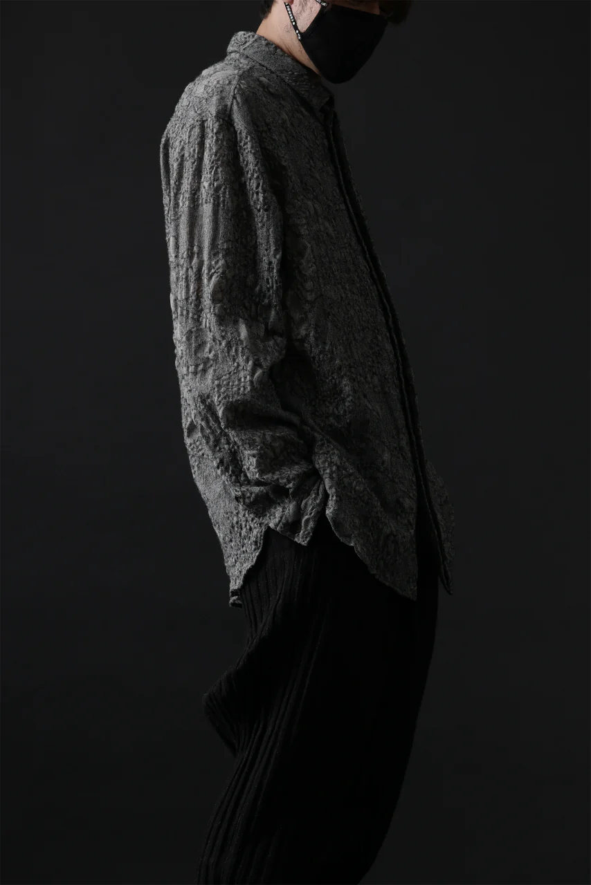 forme d'expression Relaxed Outer Shirt (Grey) - Image 24