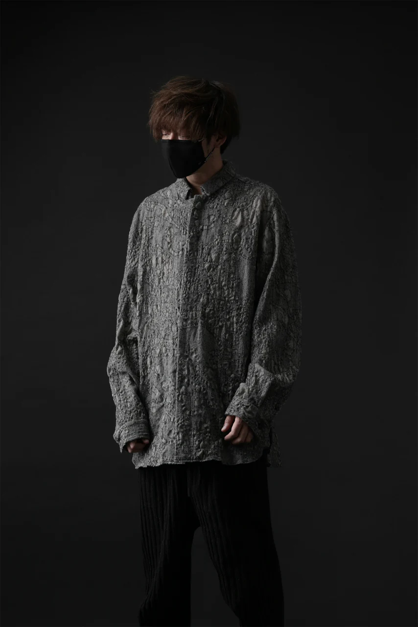 forme d'expression Relaxed Outer Shirt (Grey) - Image 26