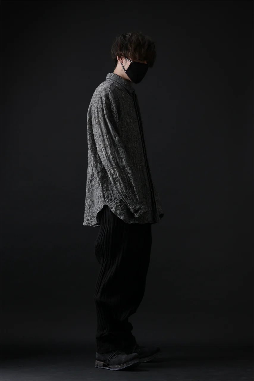 forme d'expression Relaxed Outer Shirt (Grey) - Image 30