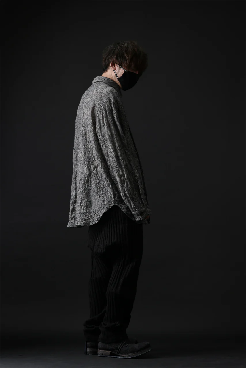 forme d'expression Relaxed Outer Shirt (Grey) - Image 31