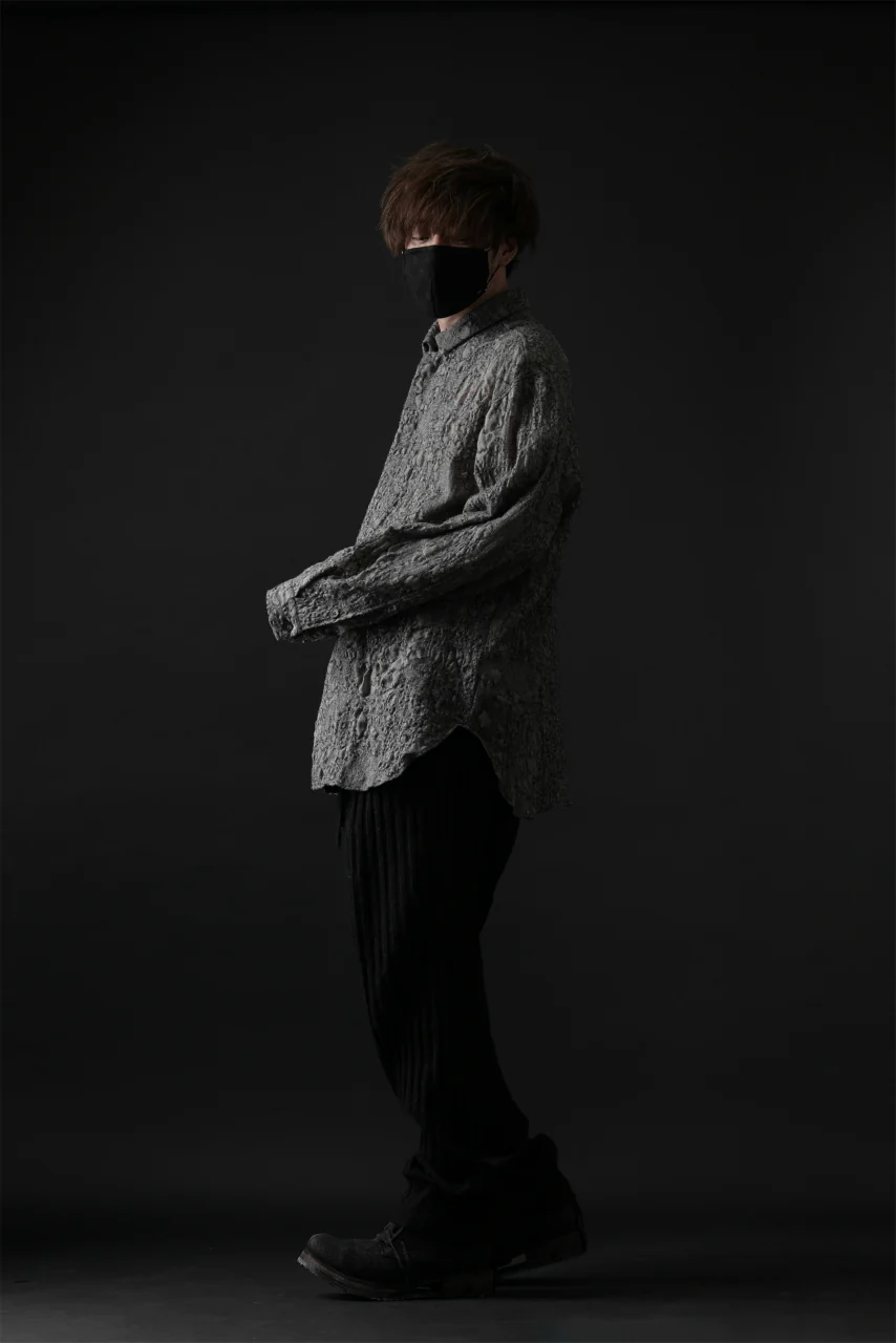 forme d'expression Relaxed Outer Shirt (Grey) - Image 32