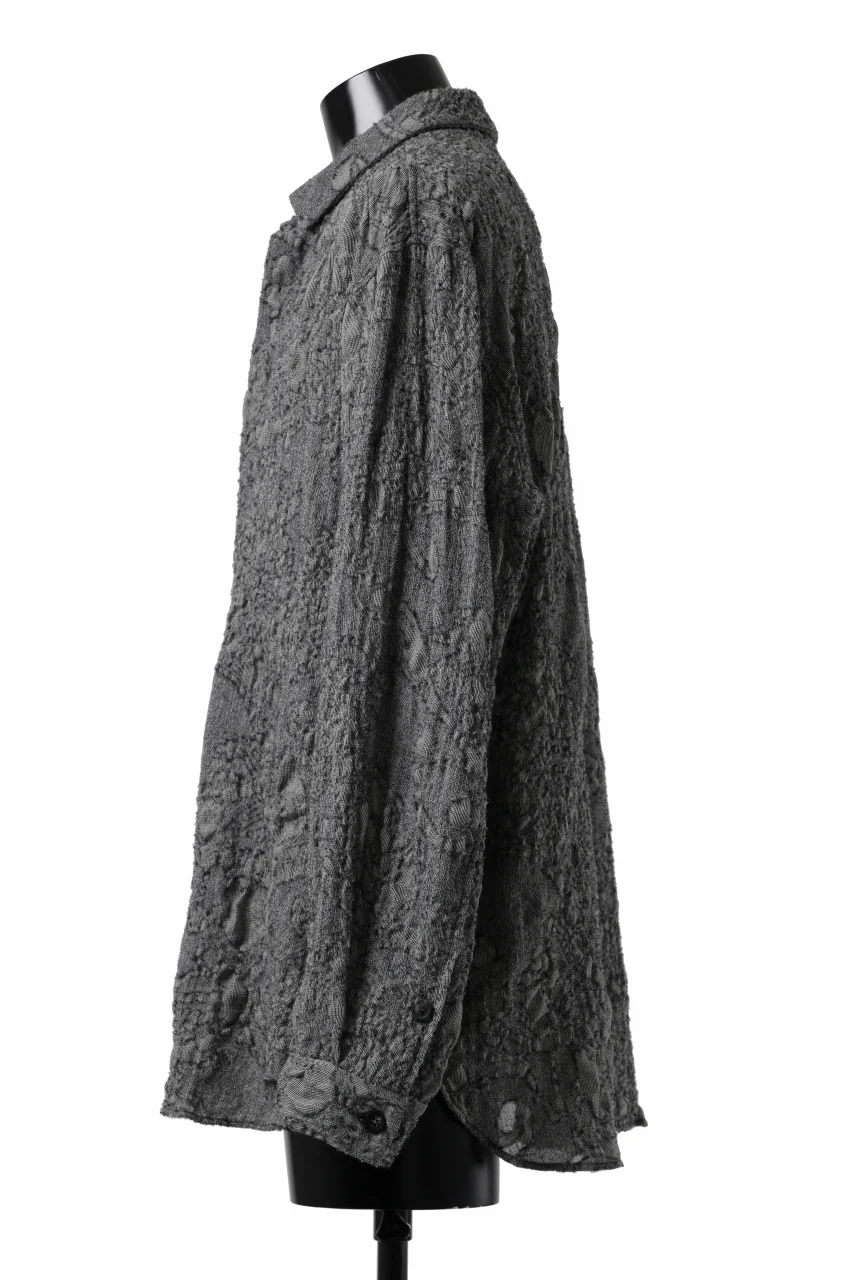 forme d'expression Relaxed Outer Shirt (Grey) - Image 4