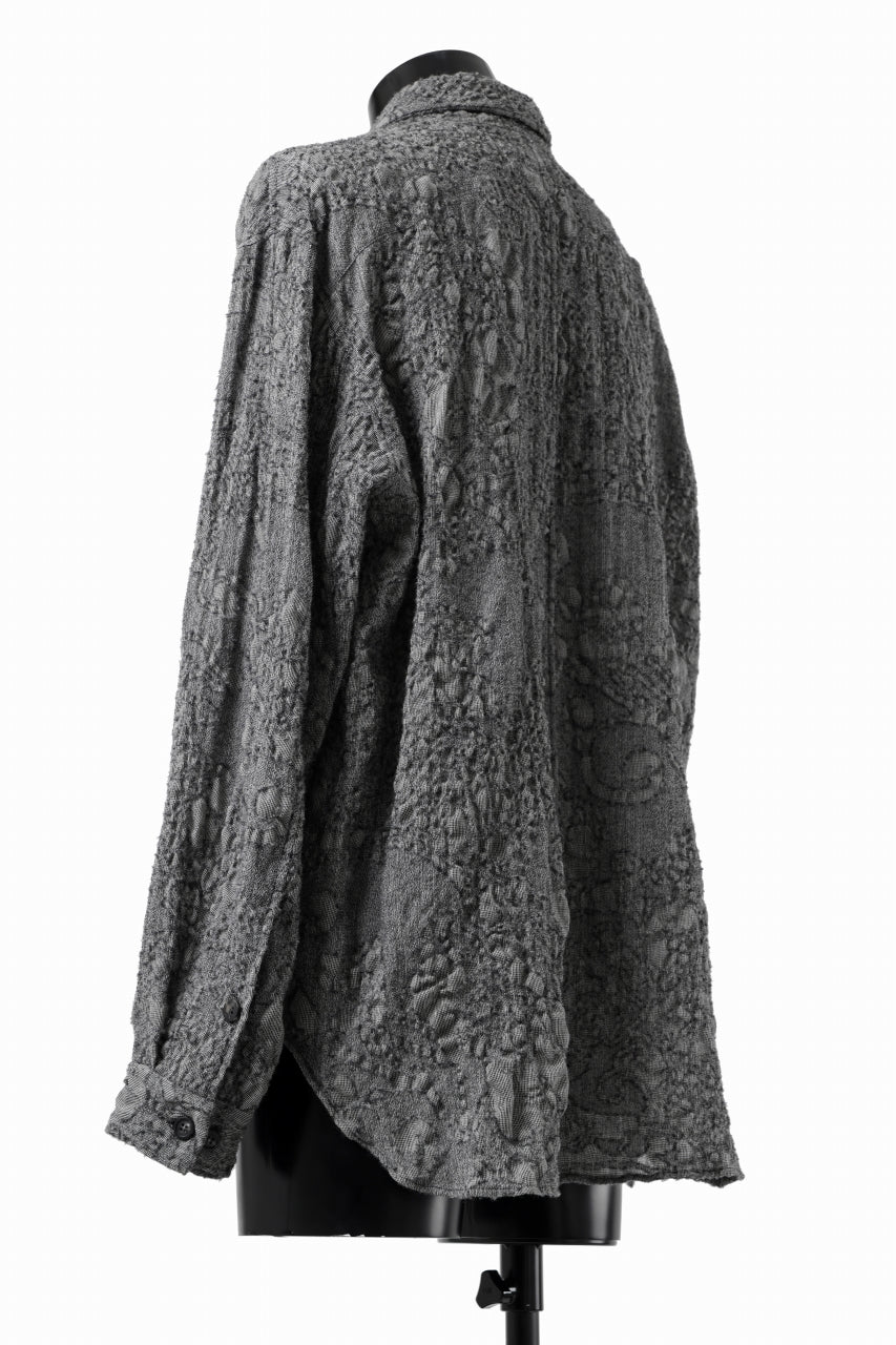 forme d'expression Relaxed Outer Shirt (Grey) - Image 5