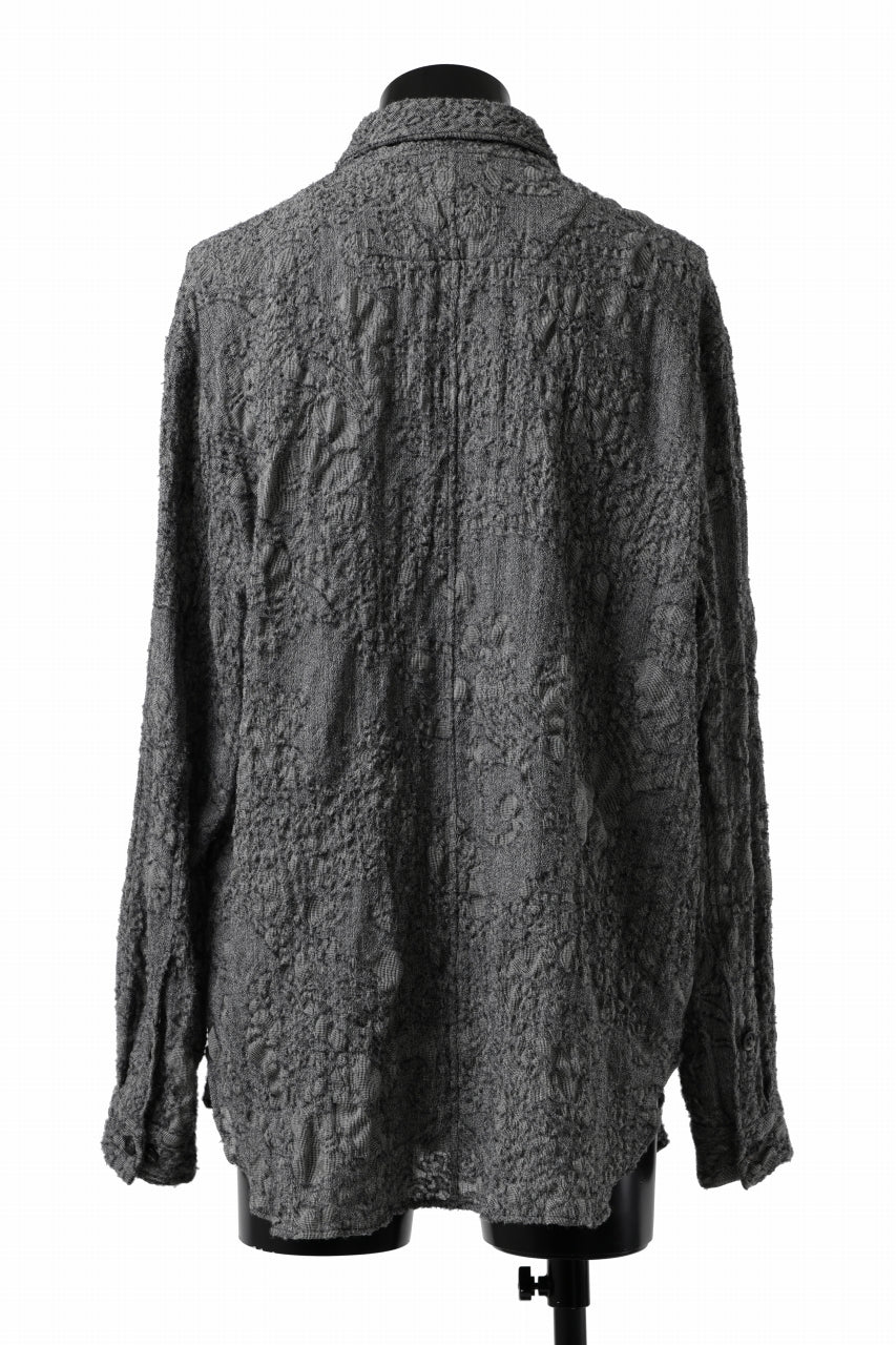 forme d'expression Relaxed Outer Shirt (Grey) - Image 6