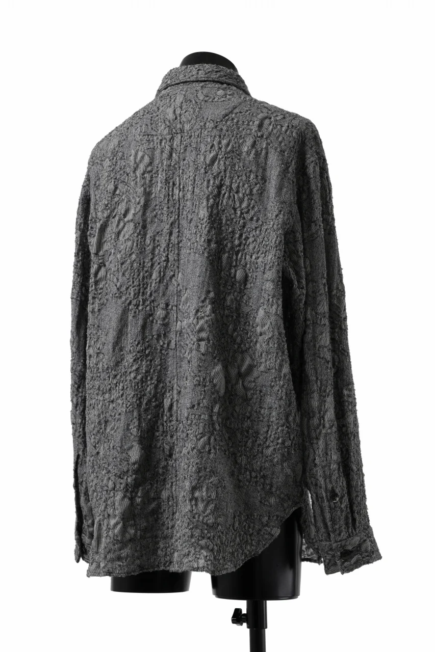 forme d'expression Relaxed Outer Shirt (Grey) - Image 7