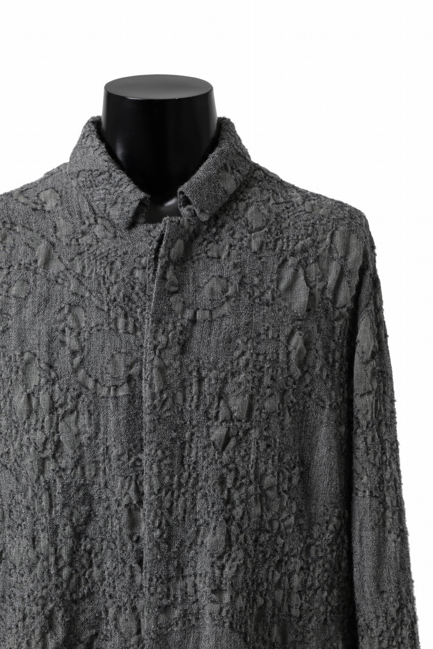 forme d'expression Relaxed Outer Shirt (Grey) - Image 8