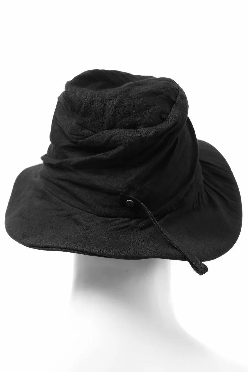 forme d'expression Skewed Fedora Hat (Black) - Image 11