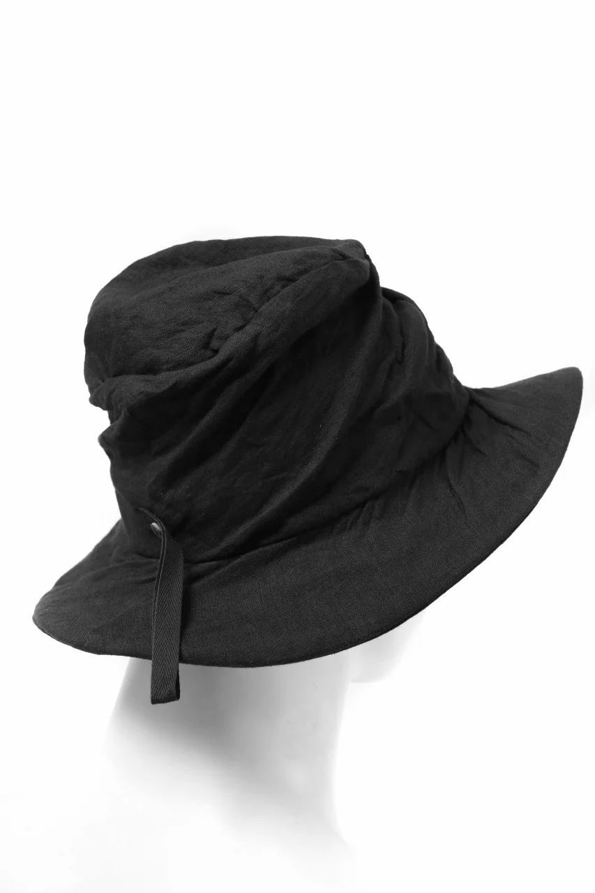 forme d'expression Skewed Fedora Hat (Black) - Image 12