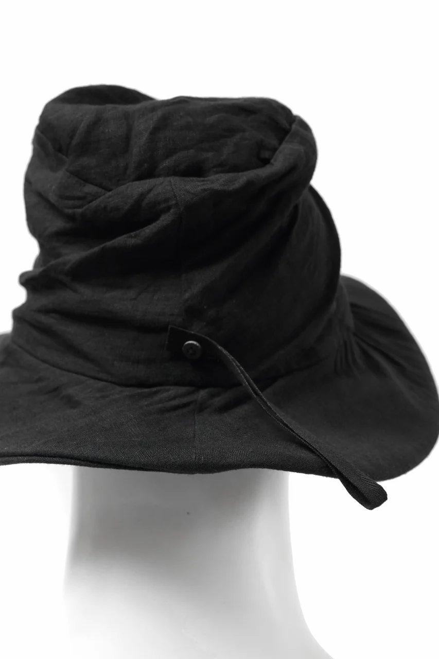 forme d'expression Skewed Fedora Hat (Black) - Image 19