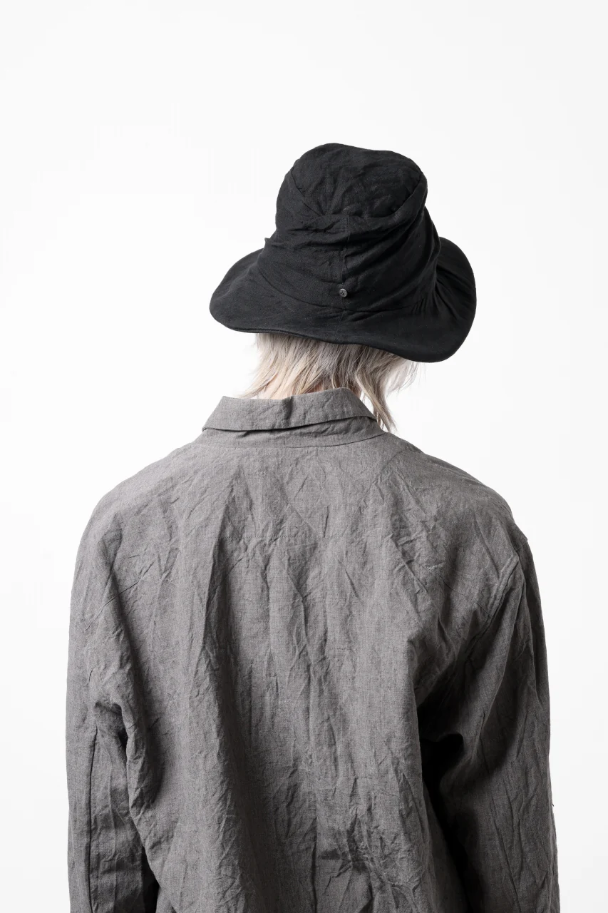 forme d'expression Skewed Fedora Hat (Black) - Image 23