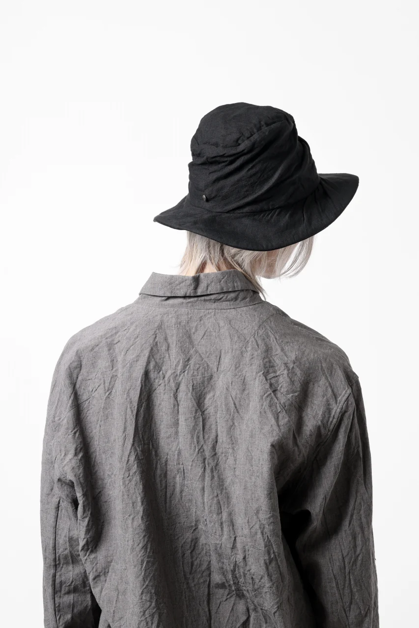 forme d'expression Skewed Fedora Hat (Black) - Image 27