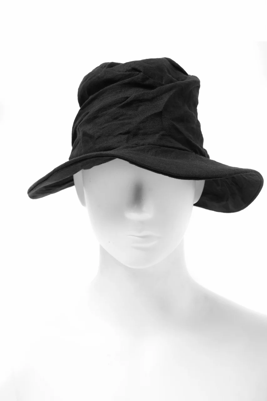 forme d'expression Skewed Fedora Hat (Black) - Image 4