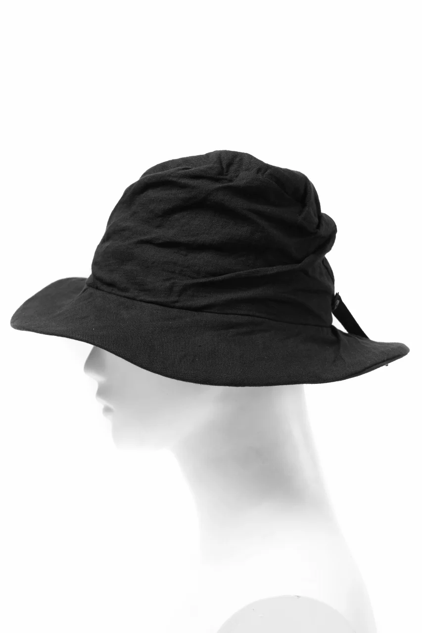 forme d'expression Skewed Fedora Hat (Black) - Image 9