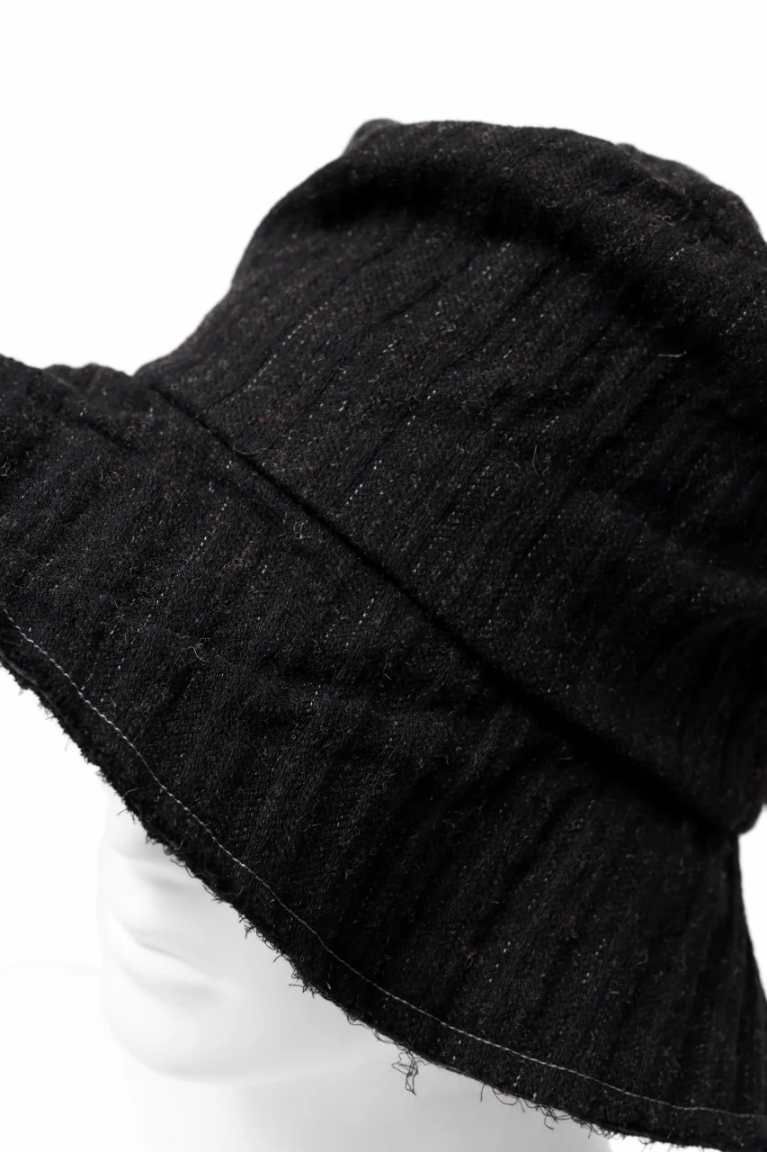 forme d'expression Skewes Fedora-Raw Edge Hat (Black) - Image 15