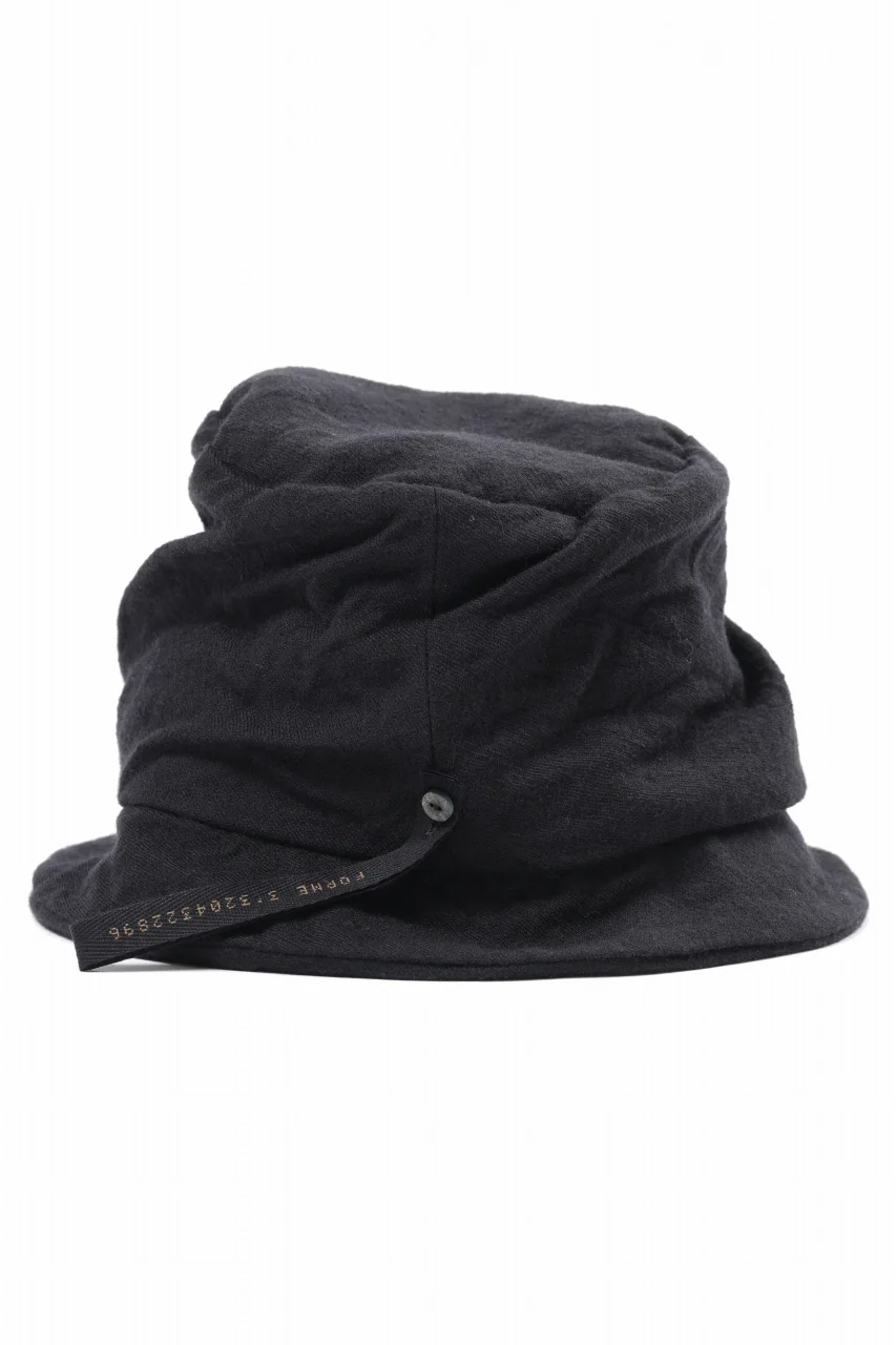 forme d'expression Twisted Derby Hat (Black) - Image 4