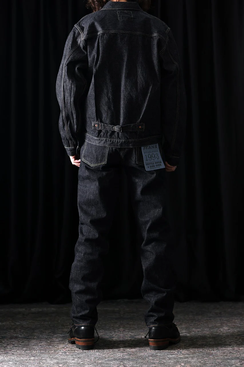 FULLCOUNT 1101XXW Straight Jeans / 15.5oz Zimbabwe Selvedge Denim (INDIGO BLUE / ONE WASHED) - Image 17