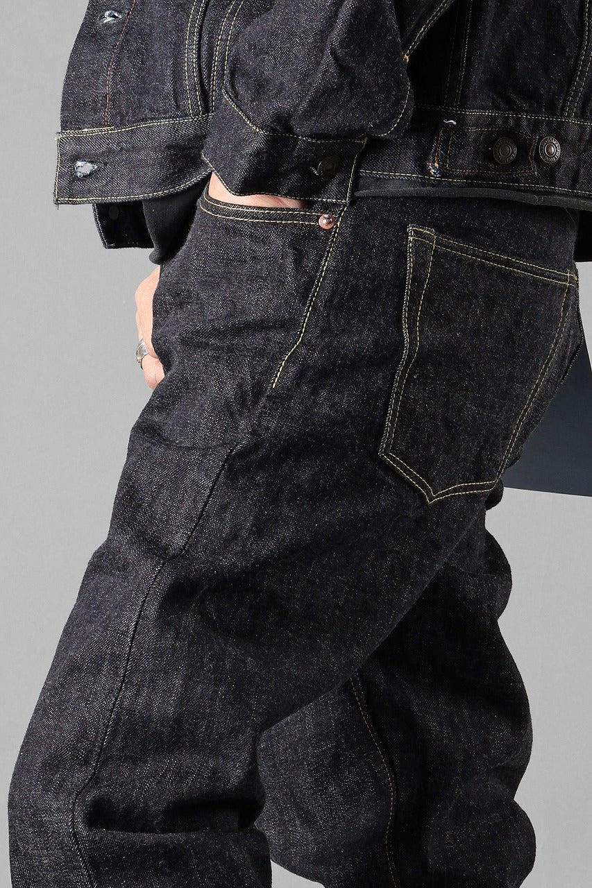 FULLCOUNT 1101XXW Straight Jeans / 15.5oz Zimbabwe Selvedge Denim (INDIGO BLUE / ONE WASHED) - Image 6