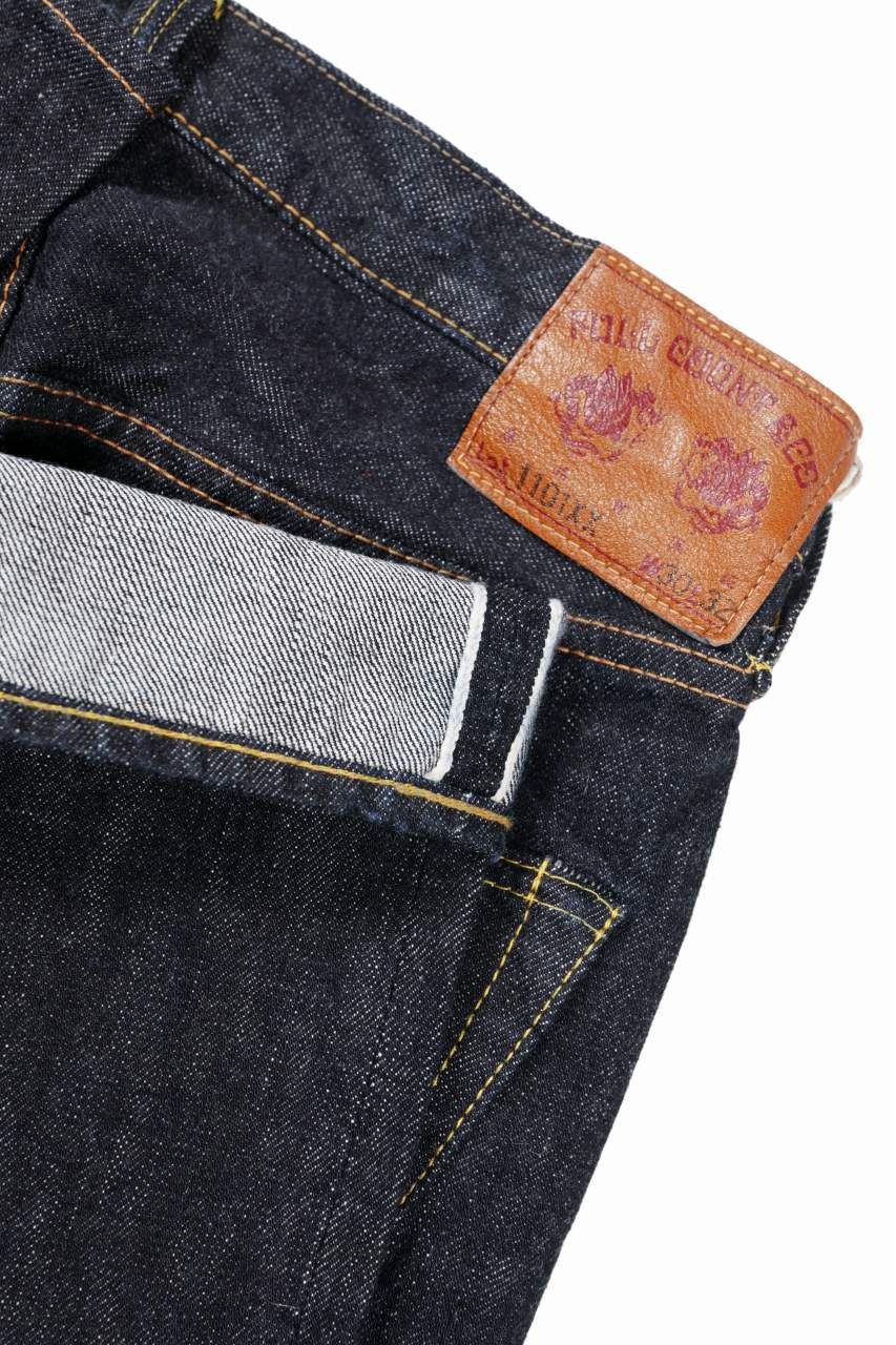 FULLCOUNT 1101XXW Straight Jeans / 15.5oz Zimbabwe Selvedge Denim (INDIGO BLUE / ONE WASHED) - Image 9